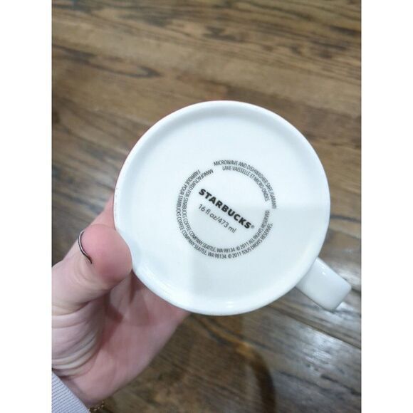 2011 Starbucks Global Icon Series Indianapolis INDY 500 Coffee Mug 16 oz - Picture 5 of 6